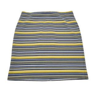 Anne Taylor Striped Knit Mini Skirt‎